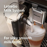 Philips LatteGo, préparation d'un cappuccino