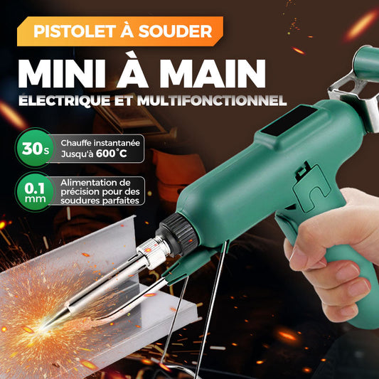 Pistolet à souder électrique 80 W en action