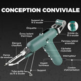 Schéma des éléments du pistolet à souder