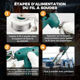 Étapes d'alimentation du fil à souder